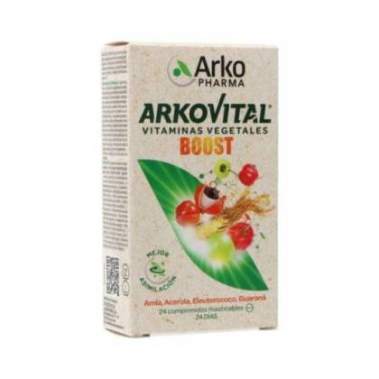 Arkovital Vitaminas Vegetales Boost 24 Comprimidos