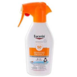 Eucerin Spf50+ Spray Solar Sensitive Crianças 250 Ml