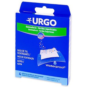 Urgo Quemaduras Waterproof Apositos 10x7 Cm 4 Ud