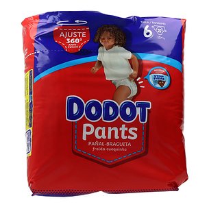 Fralda Dodot Pants Baby Tamanho 6 +15 Kg 27 Unidades