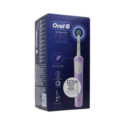 Oral B Electronic Toothbrush Vitality Cross Action Purple