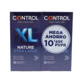 Control Preservativos Nature Xl 12 Unidades + 12 Uunidades Promo
