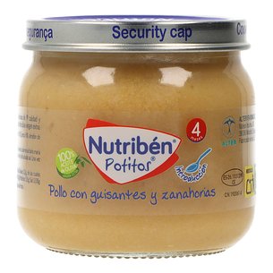 Nutriben Home Hühnchen, Erbsen und Karotten 120 