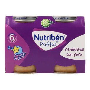 Jantar Nutriben Legumes com Peru 2x190 g