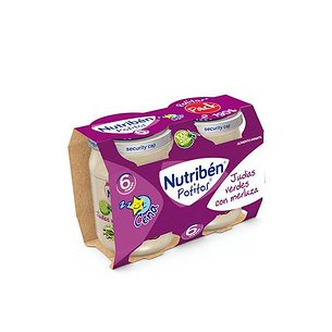 Nutriben Dinner Grüne Bohnen und Seehecht 2x190 g
