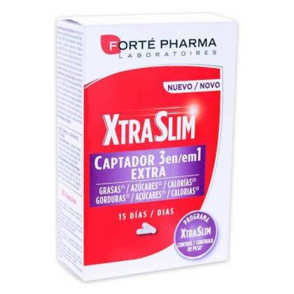 Xtraslim Captador 3in1 60 Capsules Forte Pharma