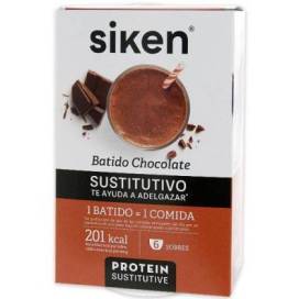 Siken Protein Sustitutive Batido Chocolate 6 Sobres