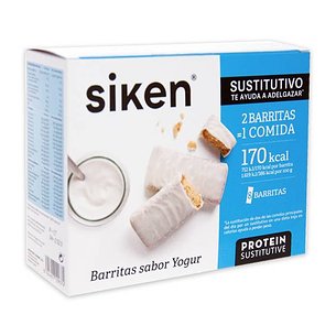 Barras de Iogurte Siken Protein Substitute 8 Unidades