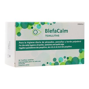 Blefacalm Toallitas Esteriles Impregnadas 30 Toa