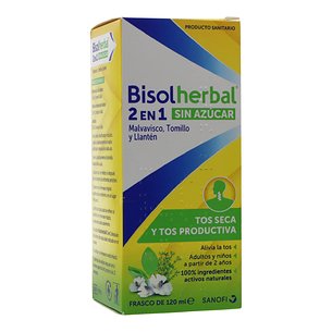 Bisolherbal 2 En 1 Malvavisco Tomillo Y Llanten 120ml