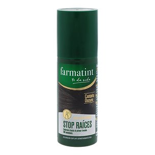 Farmatint Stop Raízes Castanhas Escuras 75 ml