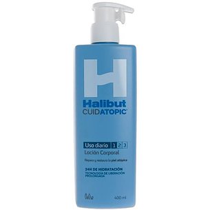 Loção Corporal Halibut Cuidatopic 400 ml