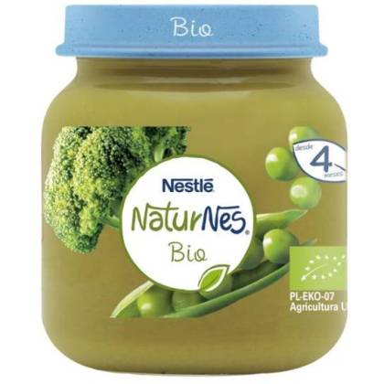Nestle Naturnes Bio Peas And Broccoli 125 G