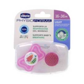 Chicco Silicone Pacifier Physio Light Pink 16-36m