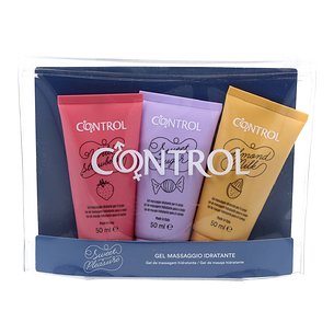 Kit de viagem Control Massage Gel 3x50 ml