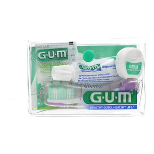 Gum Original White Gum Pasta de Dentes 156 Kit de Viagem