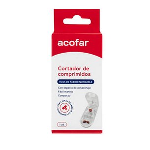 Acofar Pastillero Cortador De Comprimidos 1 Ud