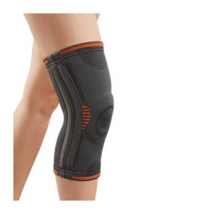 Orliman Sport Elastic Gel Pad Knee Support And Side Straps Os6212 Size 3 41-48 Cm 1 Unit