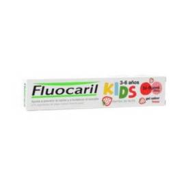Fluocaril Kids Zahnpasta 3-6 Jahre Erdbeere Geschmack 50 Ml