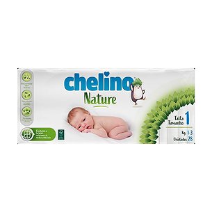 Chelino Nature Tamanho 1 13 Kg 28 Unidades