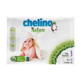Chelino Nature Size 3 4-10 Kg 36 Units
