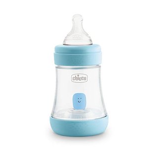 Chicco Biberon Tetina Silicona Perfect5 Azul 0m 
