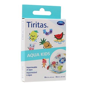 Bandagens Adesivas Aqua Kids 30x40 mm 8 Unidades