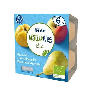 Nestle Naturnes Bio Apfel Birne Quitte 4x90 
