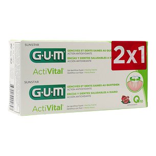 Gum Activital Gel Dentifrico 2x75 ml Promo