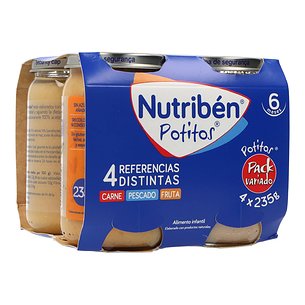 Nutriben Papinha Variada para Bebês 4x235 g