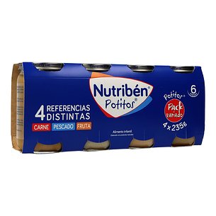 Nutriben Various Potitos 4x235 g