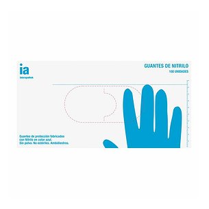 Interapothek Guantes Nitrilo Sin Polvo Talla M 1