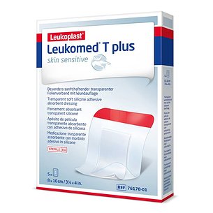 Leukomed T Plus Skin Sensitive 8cm X 10cm 5 Un