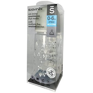 Suavinex Biberon Tetina Anatomica Silicona Clasi
