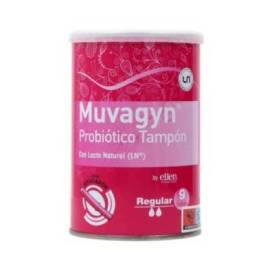 Muvagyn Tampão Probiótico Vaginal 9 Unidades Regular Com Aplicador