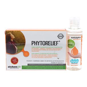 Phytorelief 36 Comprimidos Antissépticos 60 ml Pro