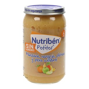 Nutriben Potitos Manzana Naranja Platano Y Pera 