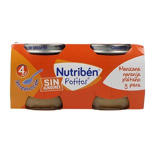 Nutriben Baby Food Apple Orange Banana and Pear 