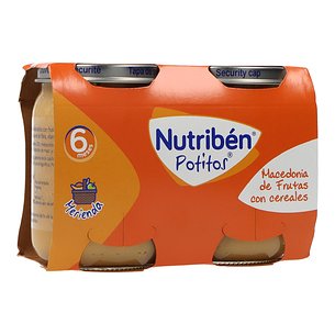 Nutriben Fruit Macedonia Babynahrung mit Getreide