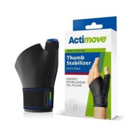 Actimove Thumb Stabilizer With Splints Black L/xl