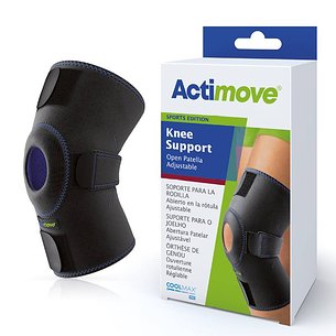 Acm Soporte Para La Rodilla R-tula Abierta Negro