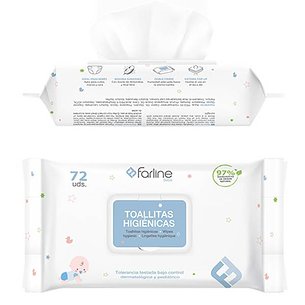 Lenços umedecidos Farline Baby 72 unidades