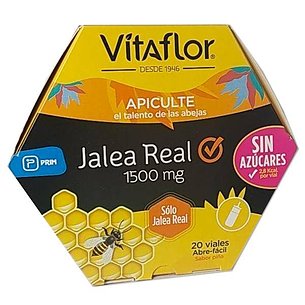 Vitaflor Pure Sugar-Free Royal Jelly 20 Frascos 