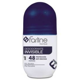 Farline Homens Desodorizante Invisível Pele Sensível Roll On 50 Ml