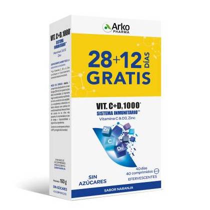 Arkovital Vitamina C Y D3 1000 2x20 Comps Promo
