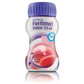 Fortimel Protein Sabor Frutos Rojos 4 X 125 ml