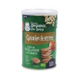 Gerber Snack Orgânico Trigo Aveia Com Tomate 35 G +10m