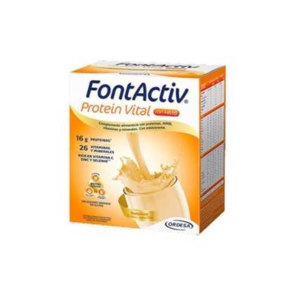 Fontactiv Protein Vital 14 Sachets 30 G Vanilla Flavour