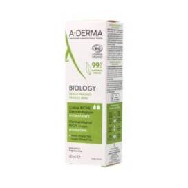 A-derma Biology Crema Rica Dermatologica Hidratante 40 ml