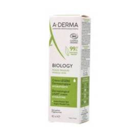A-derma Biology Crema Ligera Dermatologica Hidratante 40 ml